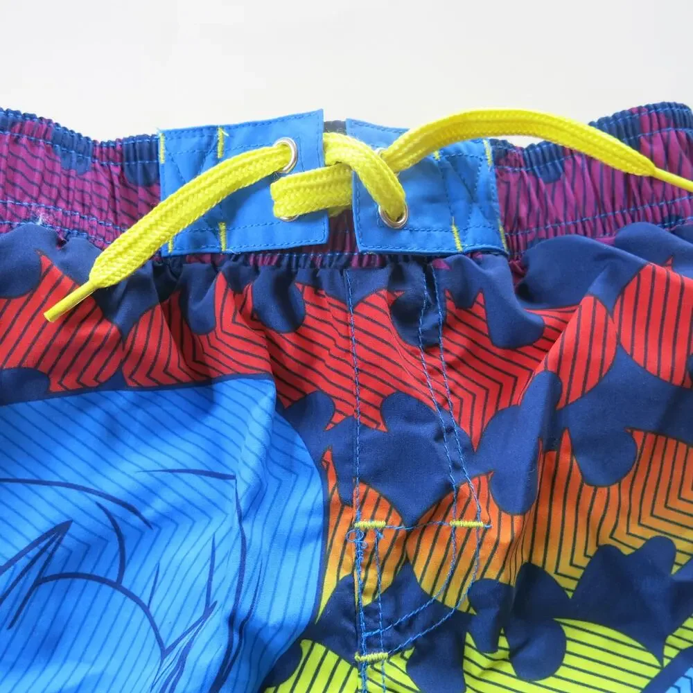 BATMAN *NWT* Bathing Suit Swimming Trunks Shorts Size 4 Youth Superhero Summer
